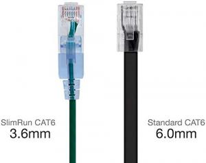 Monoprice 16289 Slimrun Cat6a Ethernet Patch Cable - Snagless Rj45_ Ut