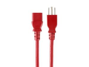 Monoprice 33558 2ft 18awg Red Power Cord Cable