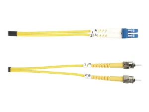 Black FOSM-005M-STLC Black Box Fiber Optic Duplex Patch Network Cable 