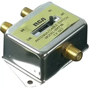 VH71R | Acer RCA 2-Way A/B Coaxial Switch with Dual Inputs