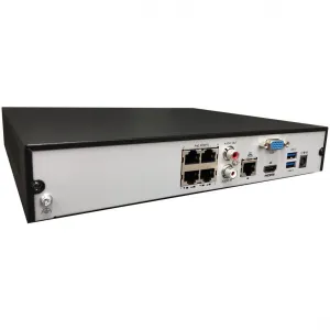 Gyration CYBERVIEWN4-TAA 4ch Nvr H.265 4k No Hdd  Poe, 1 Sata Interfac