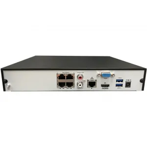 Gyration CYBERVIEWN4-TAA 4ch Nvr H.265 4k No Hdd  Poe, 1 Sata Interfac