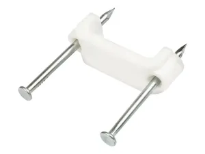 Startech CBMDNMCC2 100 Pack Cable Clips With Nails - Two Steel Nails -