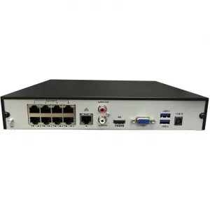 Gyration CYBERVIEWN8 8ch Nvr H.265 4k No Hdd  Poe, 1 Sata Interface