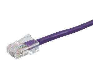 Monoprice 13223 Cat6 Utp Patch Cable_ 6-inch Purple