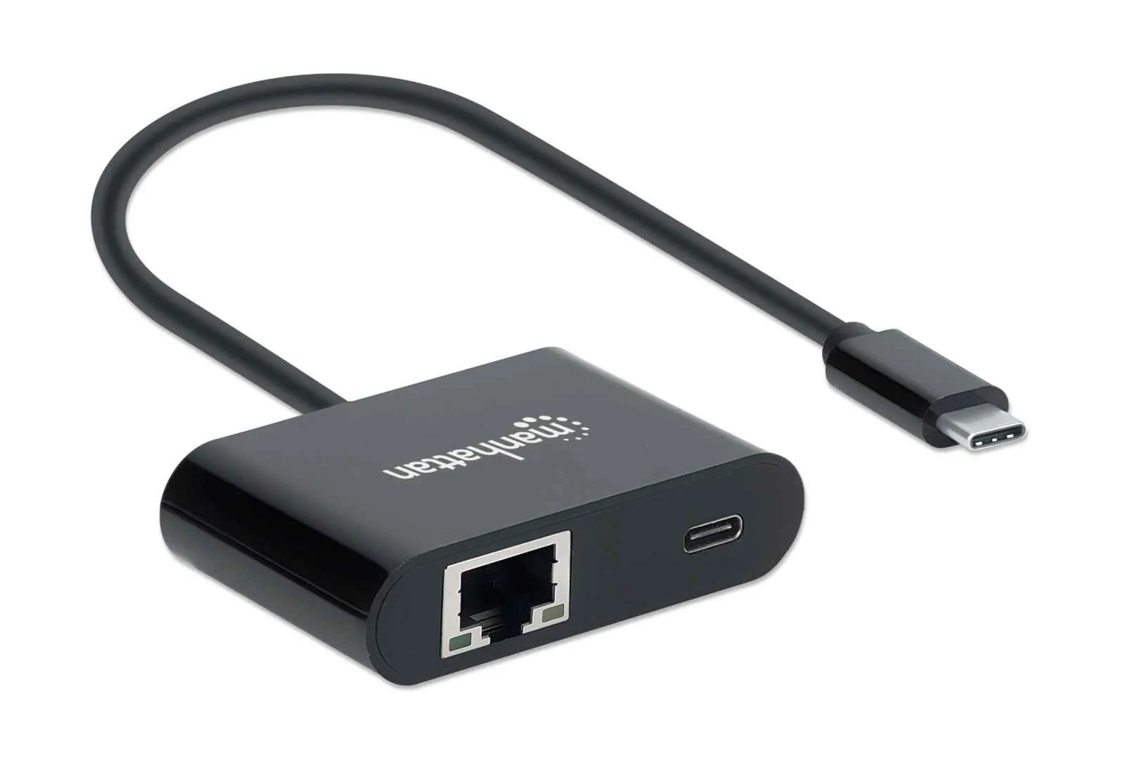 Manhattan 153454 Usb-c To Gigabit Network Adapter W Pd