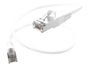 Unirise PC6-10F-WHT-SH-S 10ft White Cat6 Shielded Patch Cable, Futp, S