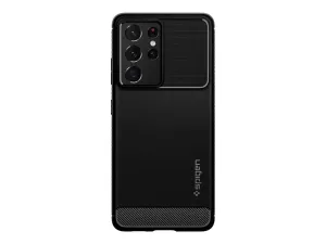 Spigen ACS02349 Rugged Armor S21 Ultra 5g Blk