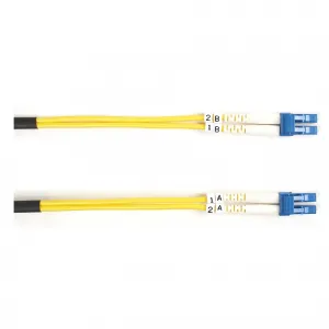 Black FOSM-005M-LCLC Black Box Fiber Optic Duplex Patch Network Cable 