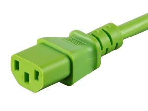 Monoprice 33603 6ft 18awg Green Power Cord Cable With 3 Conductor Pc P