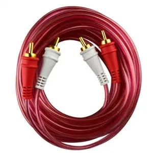 Nippon AMPG3 3-foot Rca Cable - Audiopipe Ofc Clear Installer Series