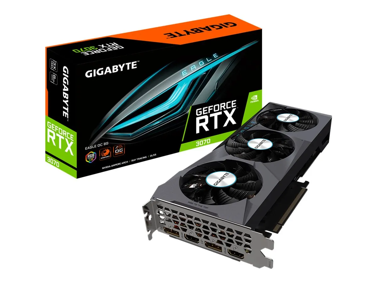 Gigabyte GV-N3070EAGLE OC-8GD Rtx 3070 Eagle Oc 8 Gb Graphics