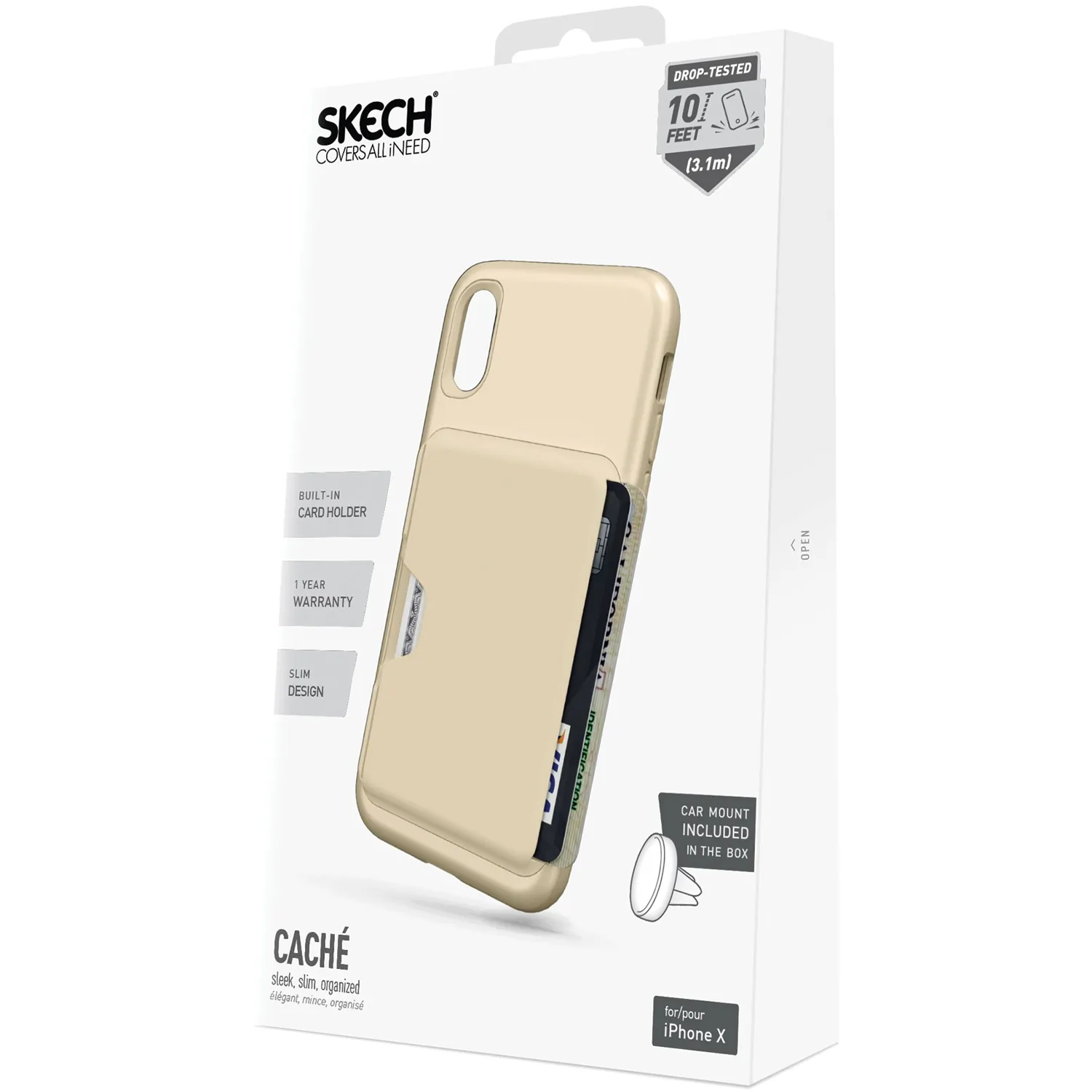 Skech SK41-CHE-CHP Cache For Iphone Xsx Gold