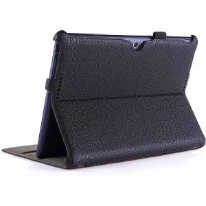 I-blason ASUS301T10-HEATED- BLACK Slim Folio Book Shell Stand Case