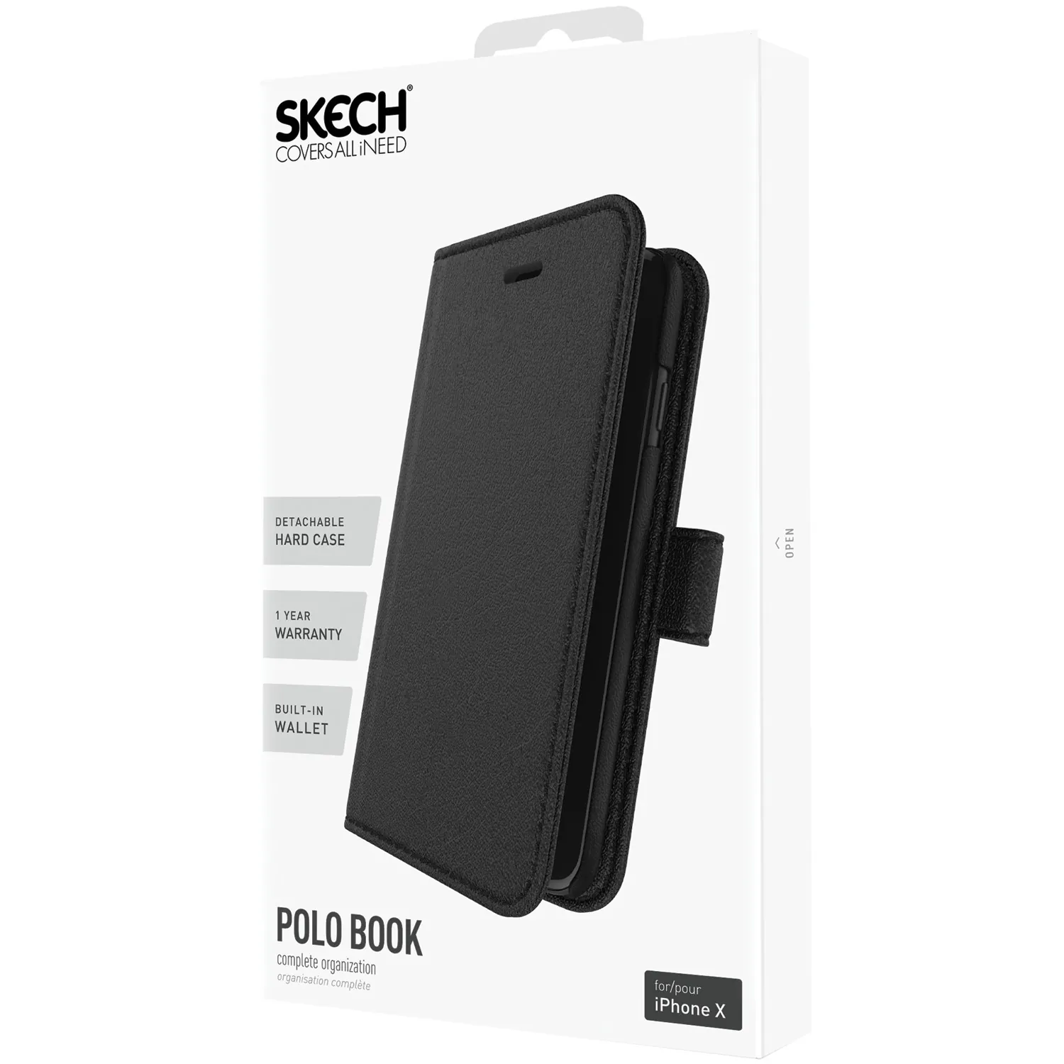 Skech SK81-PB-BLK Polo Book For Iphone Xr Blk