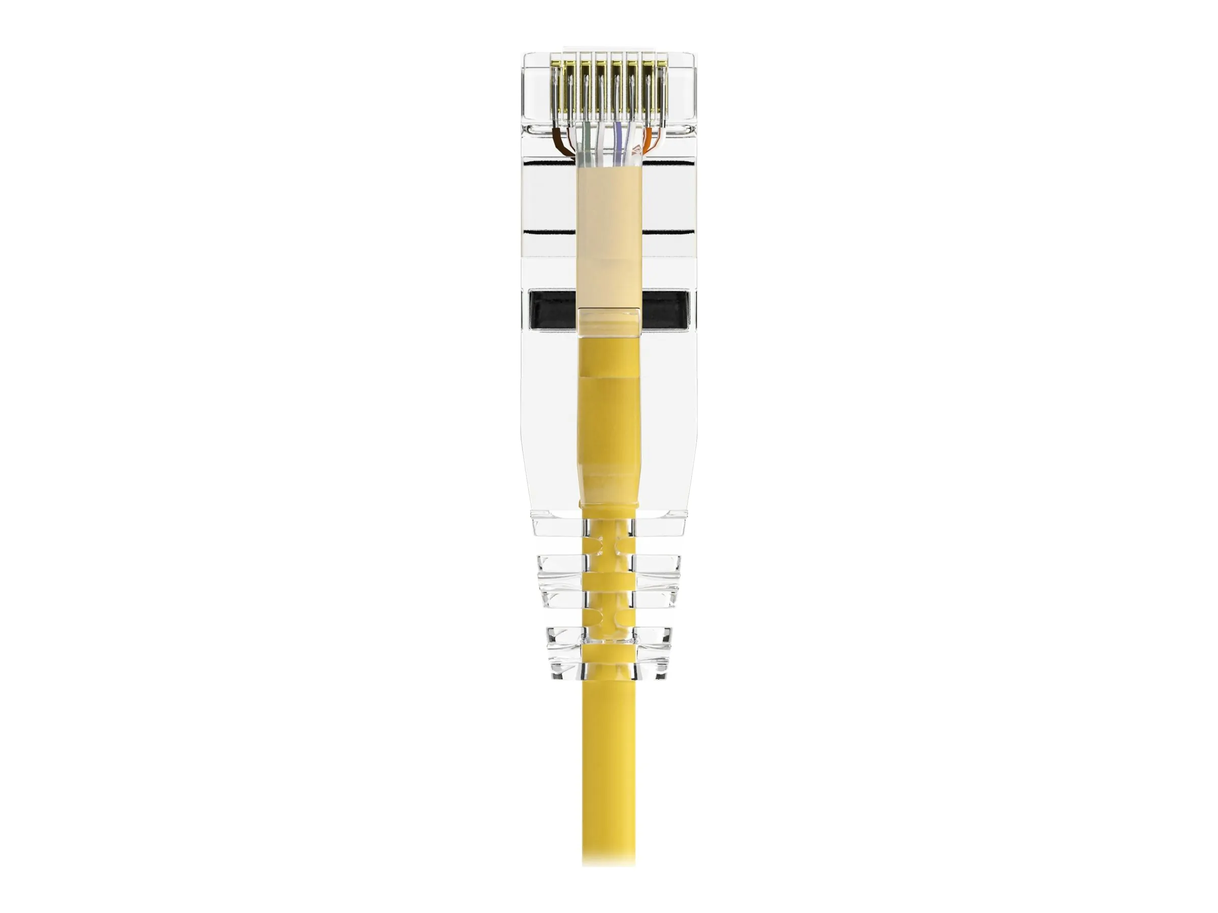 Unc CS6-05F-YLW 5ft Cat6 Clearfit Slim Patch Cable Ylw