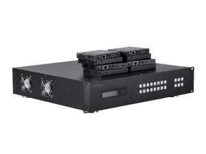 Monoprice 27842 Blackbird 4k 18gbps Hdbaset 8x8 Hdmi Matrix Extender S