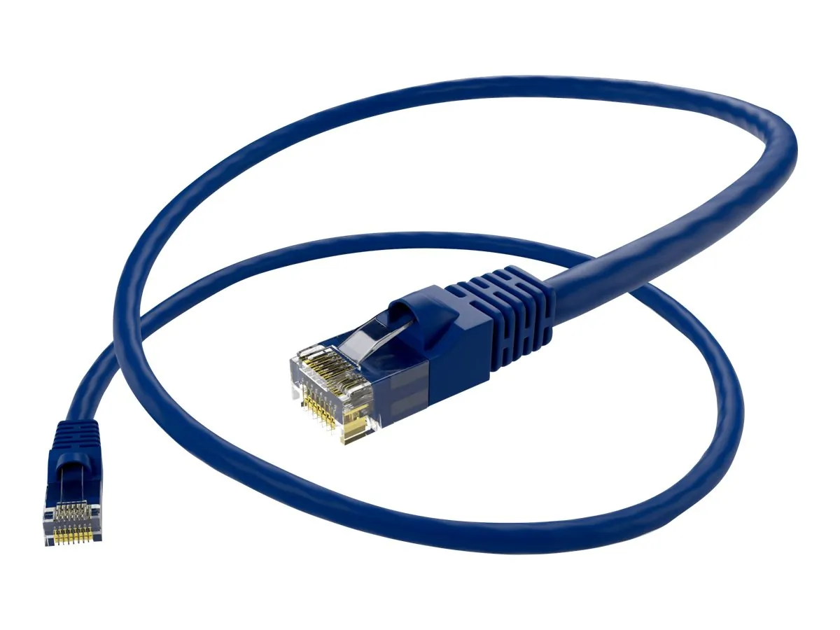 Unc PC5E-6IN-BLU-S 6 Inch Blue Cat5e  Patch Cable, Utp, Snagless