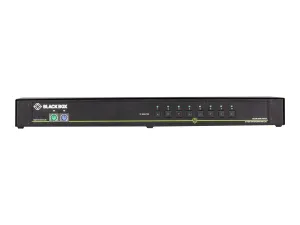 Black SS8P-SH-DVI-UCAC Secure Kvm Switch, Sh, 8-port,dvi-i,usb,cac