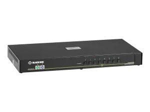 Black SS8P-SH-DVI-UCAC Secure Kvm Switch, Sh, 8-port,dvi-i,usb,cac