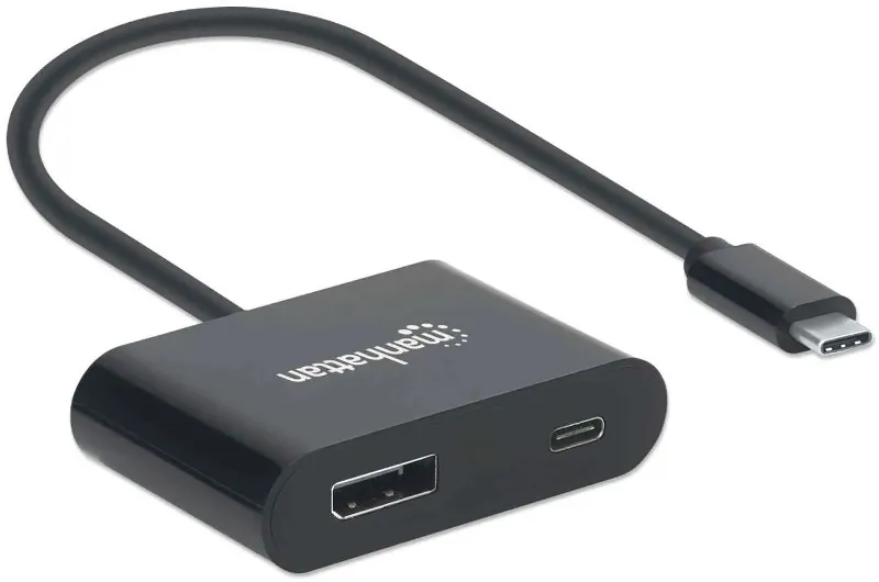 Manhattan 153447 Usb-c To Displayport Converter With Pd P