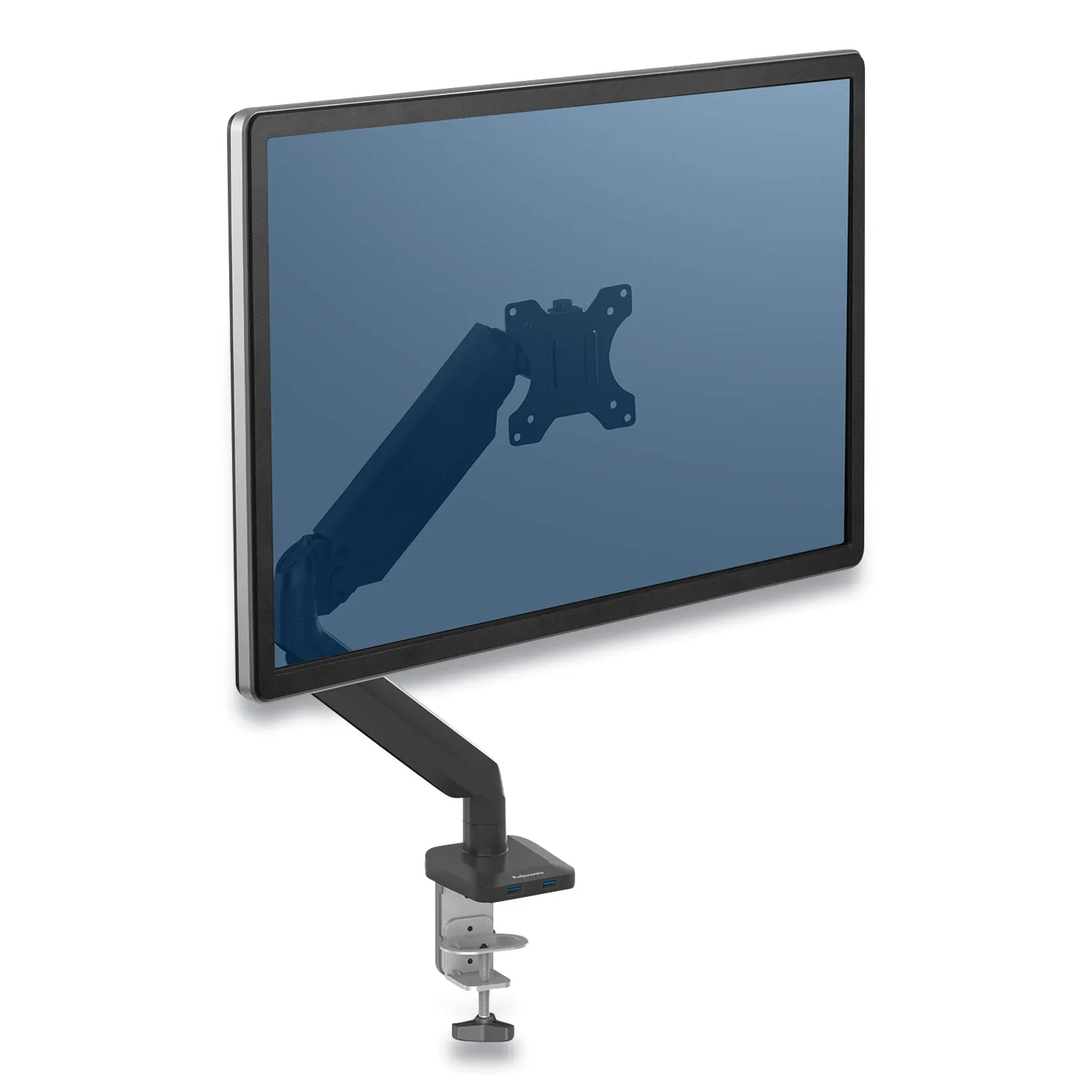 Fellowes 4656201 Platinum Series Single Monitor Arm For 27 Displays 80