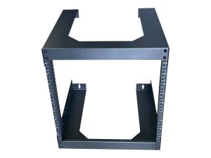 4xem 4XOPENWALL12UD 12u Wallmount Open Frame