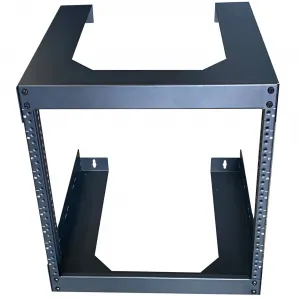 4xem 4XOPENWALL12UD 12u Wallmount Open Frame