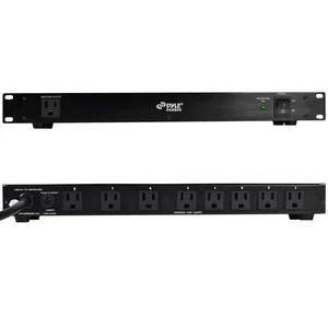 Pyle PCO850 9-Outlet Rack Power Strip Surge Protector