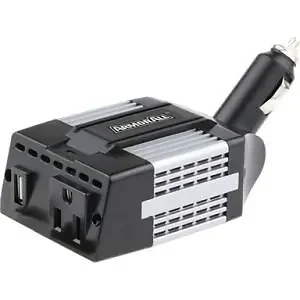 API8-1001-SLV | Jem Accessories ARMORALL 75W POWER INVERTER