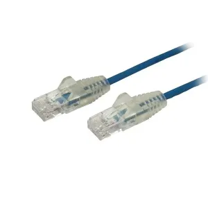 Startech N6PAT50CMBLS 0.5m Slim Cat6 Cable - Blue