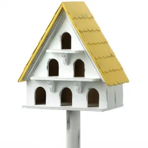 Songbird 14114S Three-story A-frame Wood Bird Condo