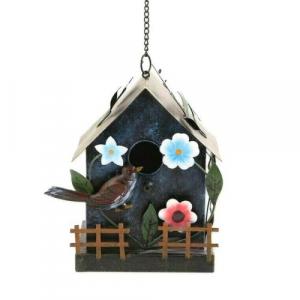 Accent 4506159 Garden Cottage Metal Birdhouse