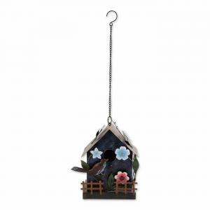 Accent 4506159 Garden Cottage Metal Birdhouse