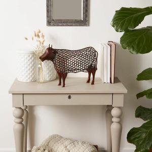 Accent 4506391 Chicken Wire Cow Sculpture