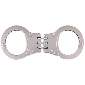 Fox 39-40 Detective Double-lock Handcuffs With 3 Hinges - Nickel