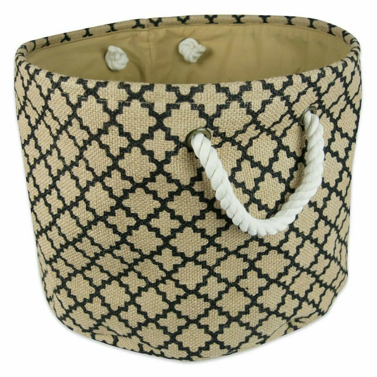 Dii CAMZ36612S Jute Storage Bin With Rope Handles - 15 Inches