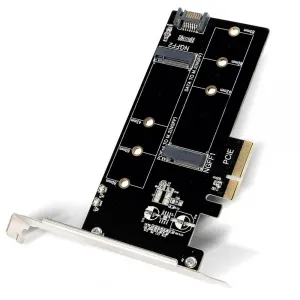 B+b UGT-M2PC200 M.2 Nvme + M.2 Sata Ssd Pcie X4 Adapter