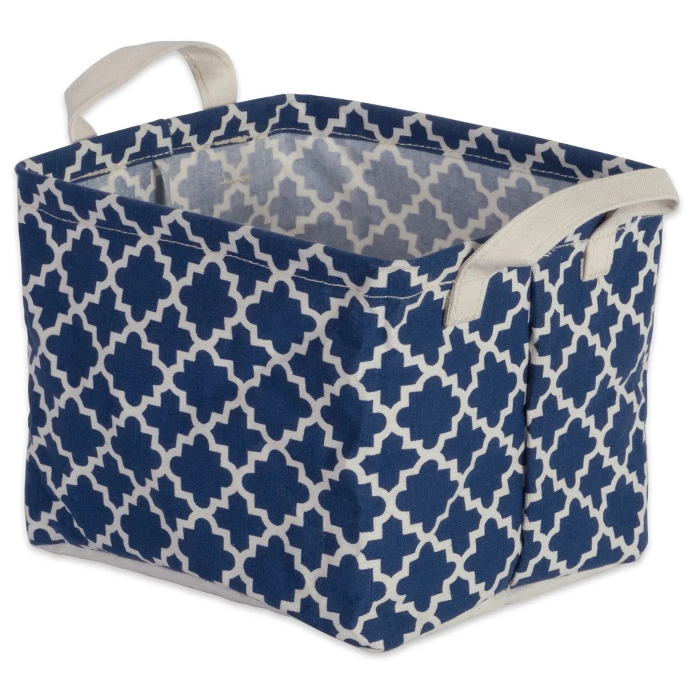 Dii CAMZ38330S Pe-coated Nesting Fabric Bin Set - Nautical Blue