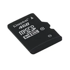 SDC10/4GBCP | Kingston 4GB MicroSDHC Class 10 Flash Memory