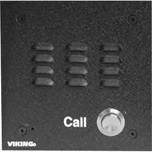 Viking VK-W-1000 Vandal Resistant Handsfree Doorbox  Black Powder Pain