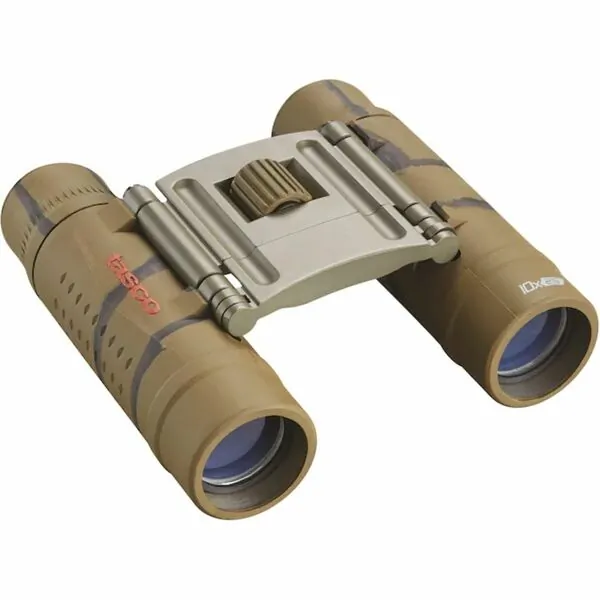 Tasco 168125B Binocular 10x25 Brown Camo Roof Mc