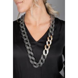 Saachiwholesale 612479 Linked Up Necklace (pack Of 1)