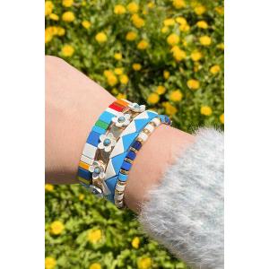 Saachiwholesale 612973-C Meadow Sky Bracelet Set (pack Of 1)