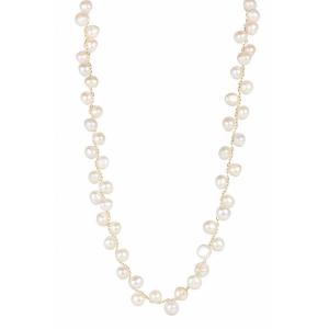 Saachiwholesale 612385 Ladder Long Pearl Necklace (pack Of 1)