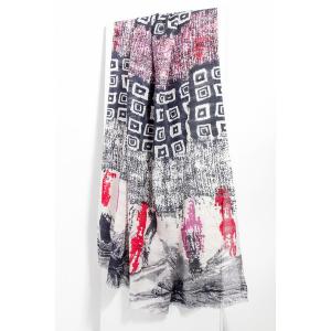 Saachiwholesale 152958 Patched Over Scarf (pack Of 1)