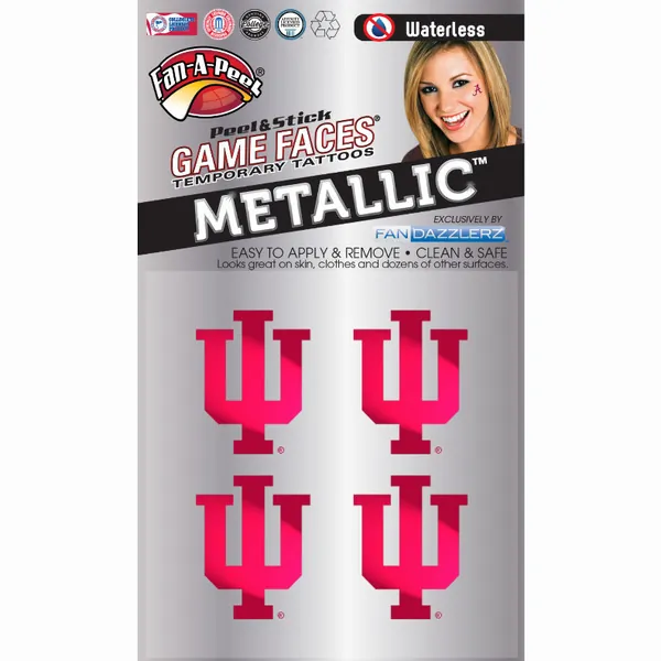 Innovative MTL28R INDIANA Metallic Peel  Stick Fan-a-peel  Gamesfaces 