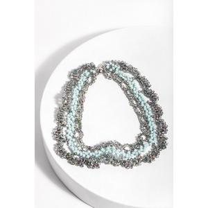 Saachiwholesale 609305 Naiti Crochet Necklace (pack Of 1)