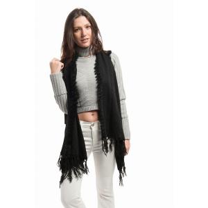 Saachiwholesale 805829 Perfect Winter Layering Fur Fringed Vest (pack 