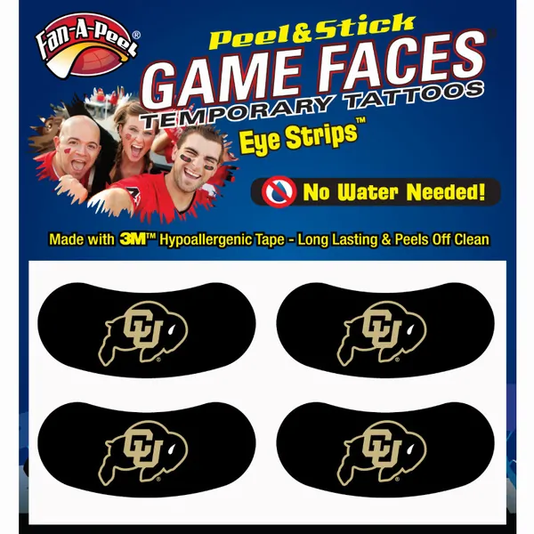 Innovative ES41R COLORADO Black Eye Strips Fan-a-peel  Gamesfaces (pac